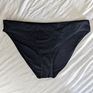 Aerie Ribbed Full Coverage Mid Rise Bikini Bottom